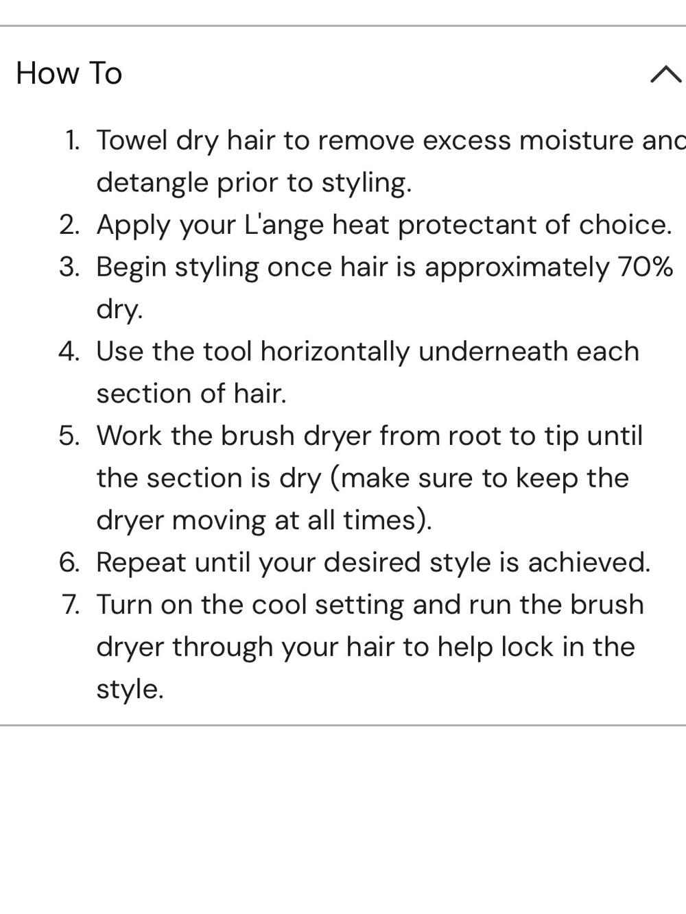 L'ange - Le Volume 2 in 1 Titanium Brush Dryer 60mm, Black - Picture 7 of 12